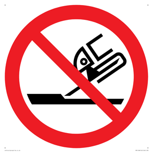 Prohibition: Do not use for face grinding